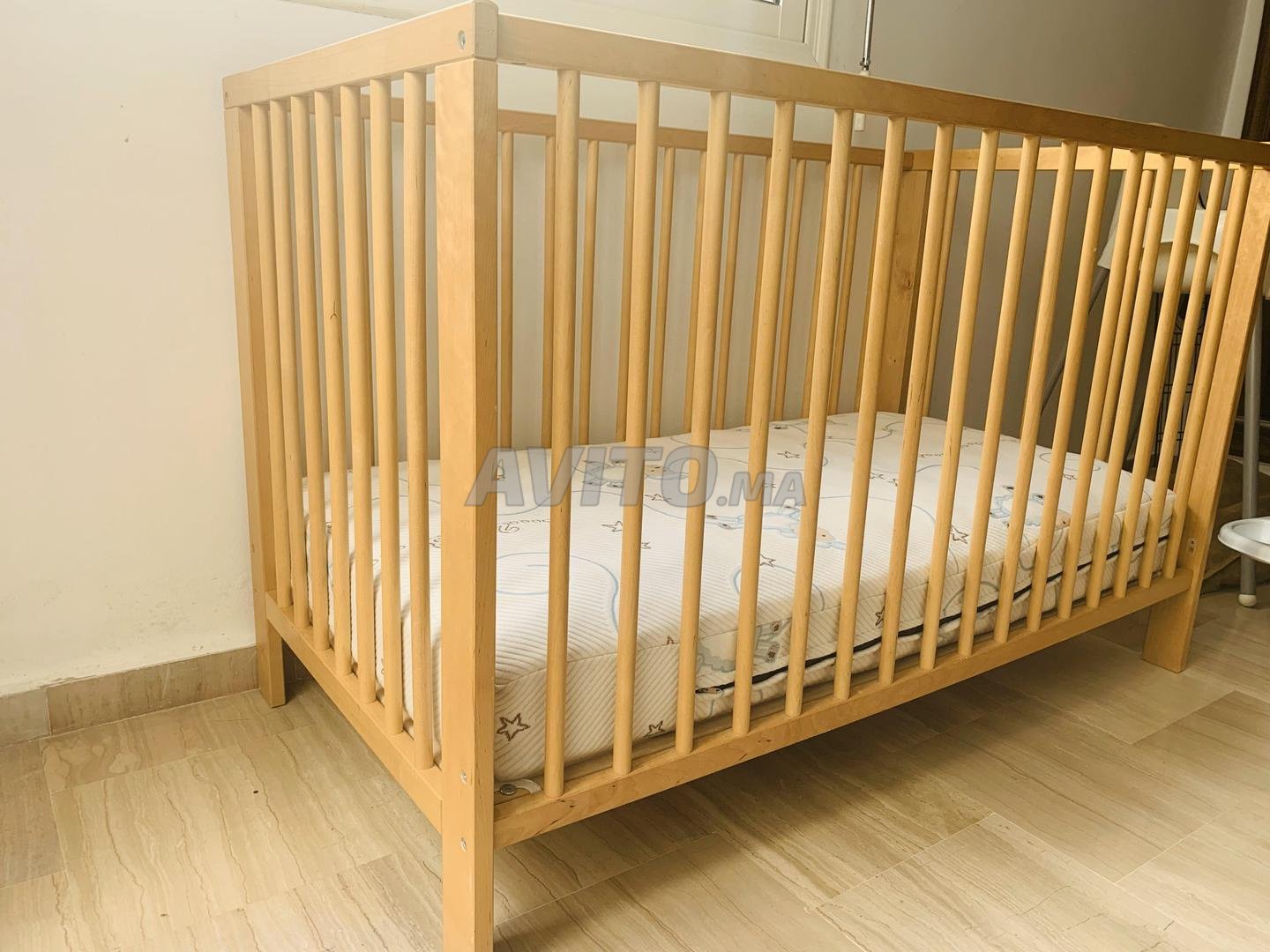 SNIGLAR Meuble chambre bébé, lot de 2, hêtre, 60x120 cm - IKEA