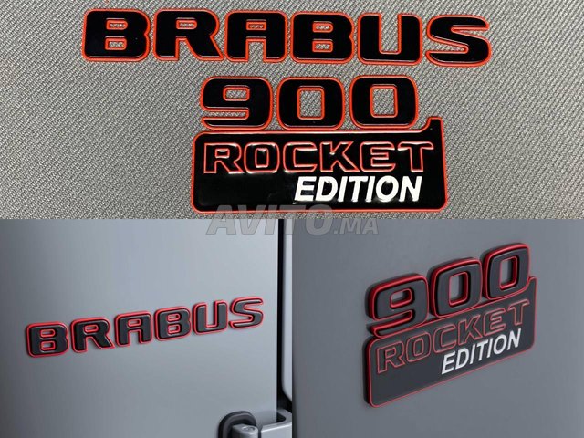 2pcs Mercedes Benz BRABUS Logo Emblem Badge Car Fender Sticker