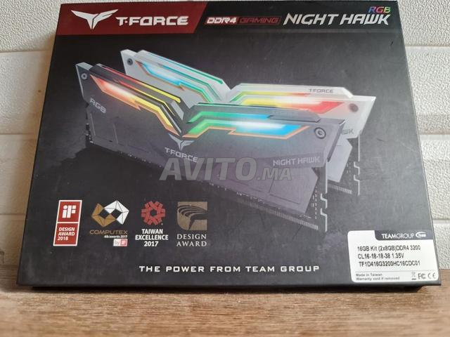 Team Group T-Force Nighthawk Noir RVB 16 Go 