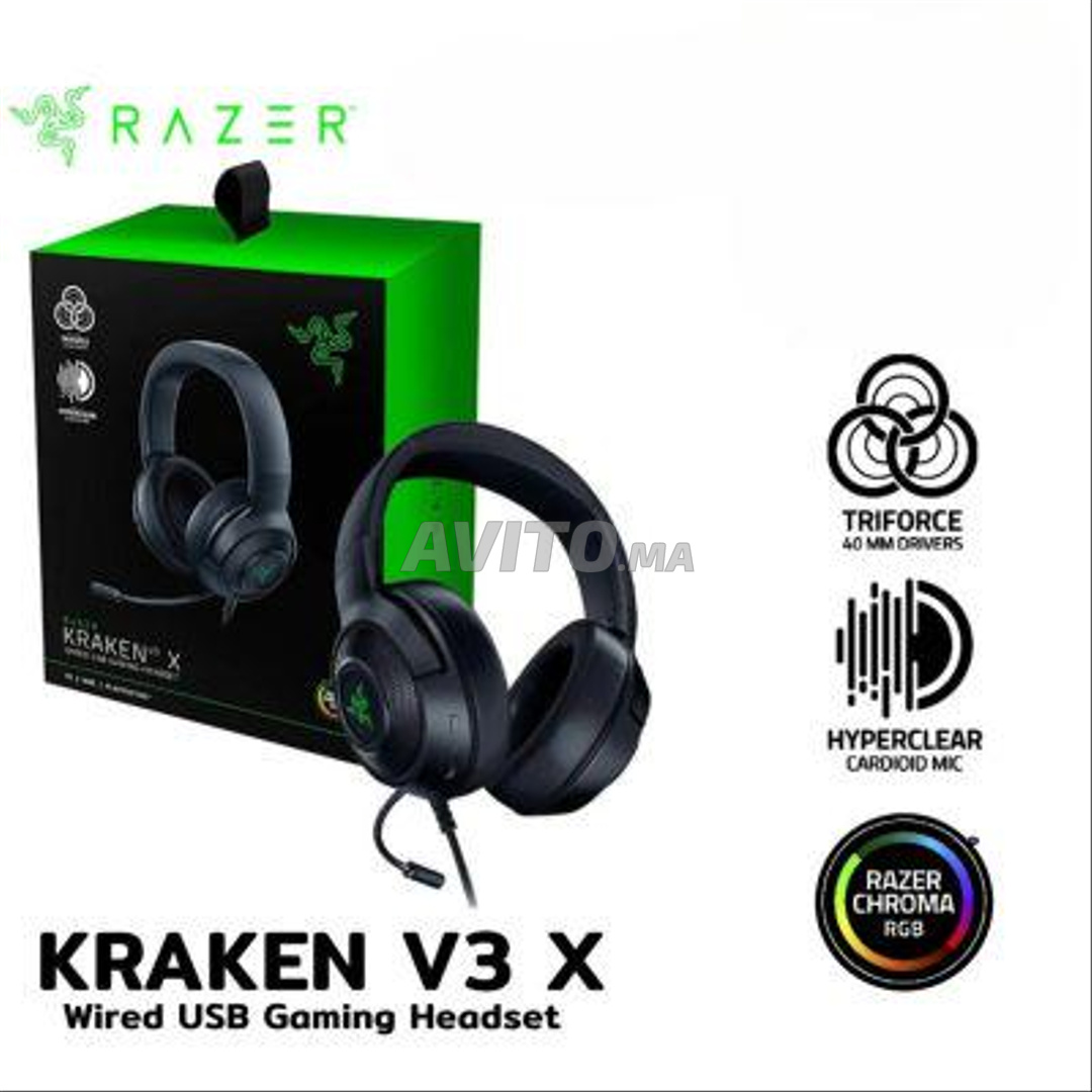 Razer Kraken X Lite - Casque gamer filaire avec micro - noir Pas Cher