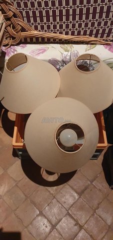 3  lampes de chevet
