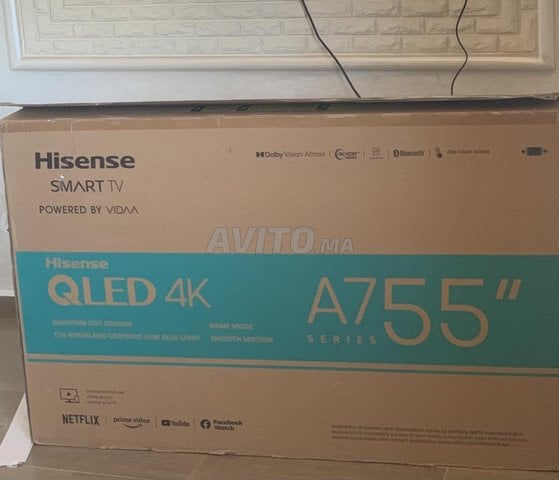 Smart tv Hisense 55" QLED 4K