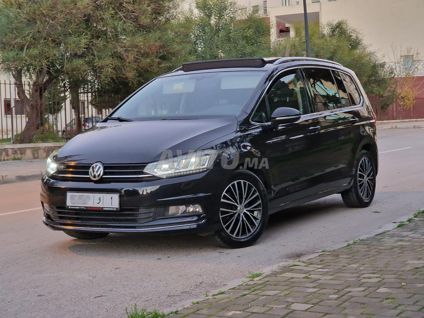 Déflecteur d'air noir et chromé VW TOURAN 2016+ Maroc à prix pas cher