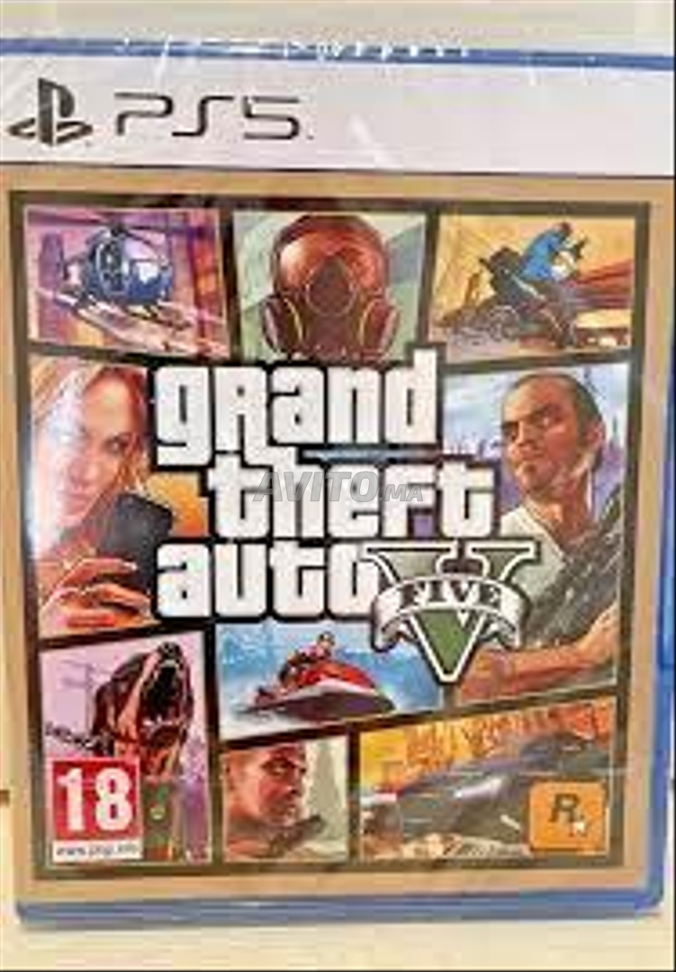 Rockstar Games Grand Theft Auto V GTA 5 - Jeu PS5 - Prix pas cher