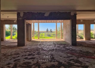 Villa semi-finie 1ha zn. urbaine Labissa Bouskoura