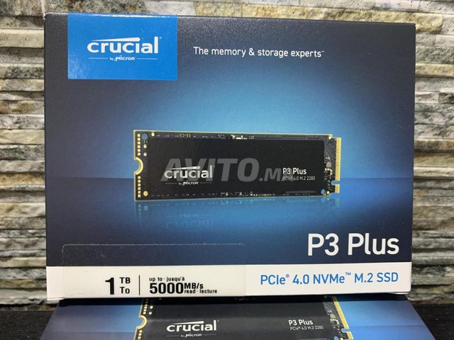 SSD 1To Crucial P3 Plus 5000MB/s NVMe M.2 (neuf(