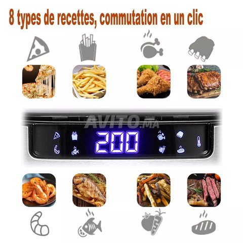 Sonifer- Friteuse sans huile Familiale- Air fryer tactile