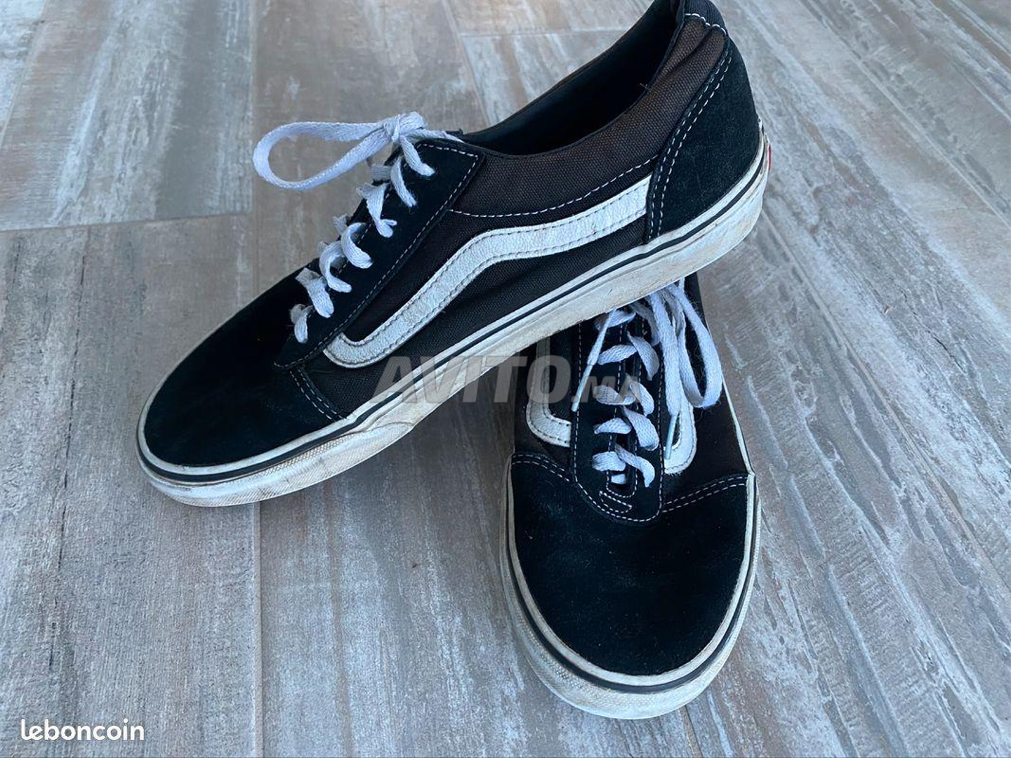 Vans noir store prix maroc