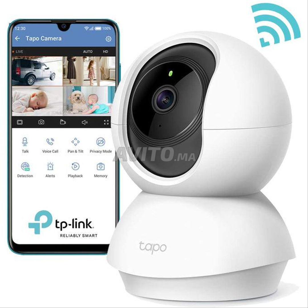 Caméra IP Wifi HD, Surveillance, Caméra pour Bébé, Espion, Réseau, Webcam,  Détection de mouvement - Achat en ligne sur Lcd Maroc
