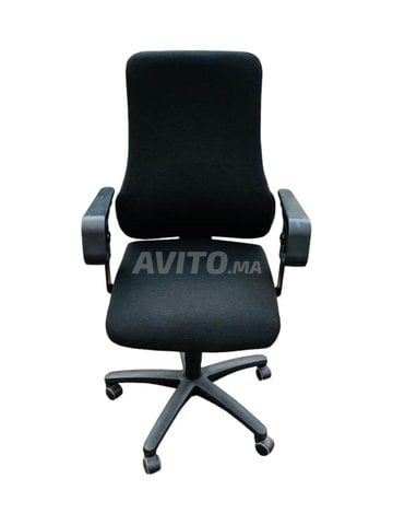 Siège de bureau Dhark Bruneau tissu noir promo