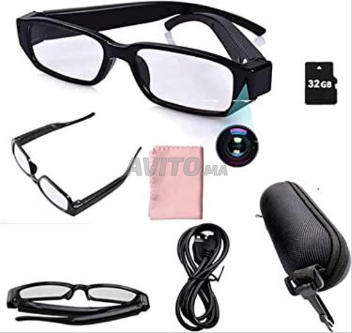 Lunette camera espion HD 720P Ultra Mince au Maroc