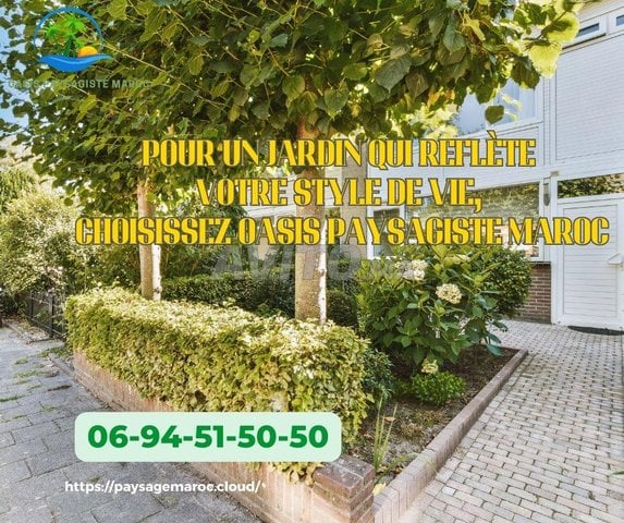  votre jardin avec Oasis Paysagiste Maroc