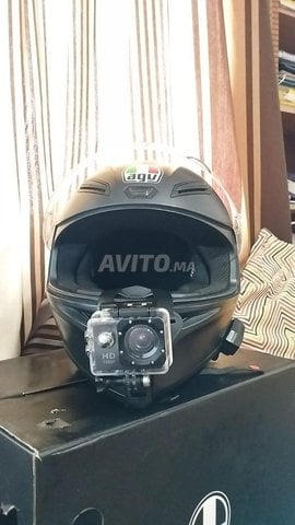 casque agv k1 camera et bleutouth BT12 