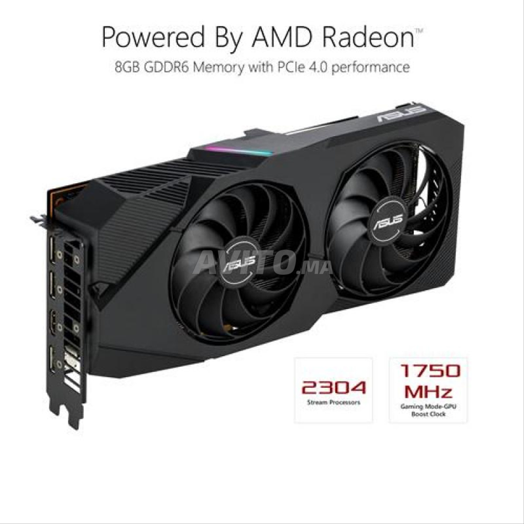 PowerColor Fighter AMD Radeon RX 6600 Carte Maroc
