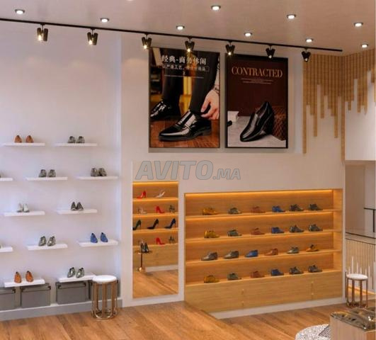 Rénovation d'une boutique en bois MDF