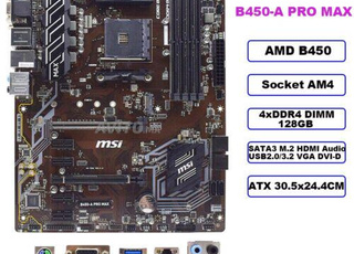 CARTE MÈRE MSI B450M-A PRO MAX 