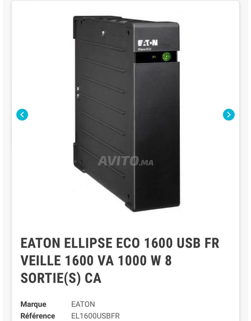 EATON Ellipse Pro 1200 - Onduleur 8 prises - 750 W Pas Cher