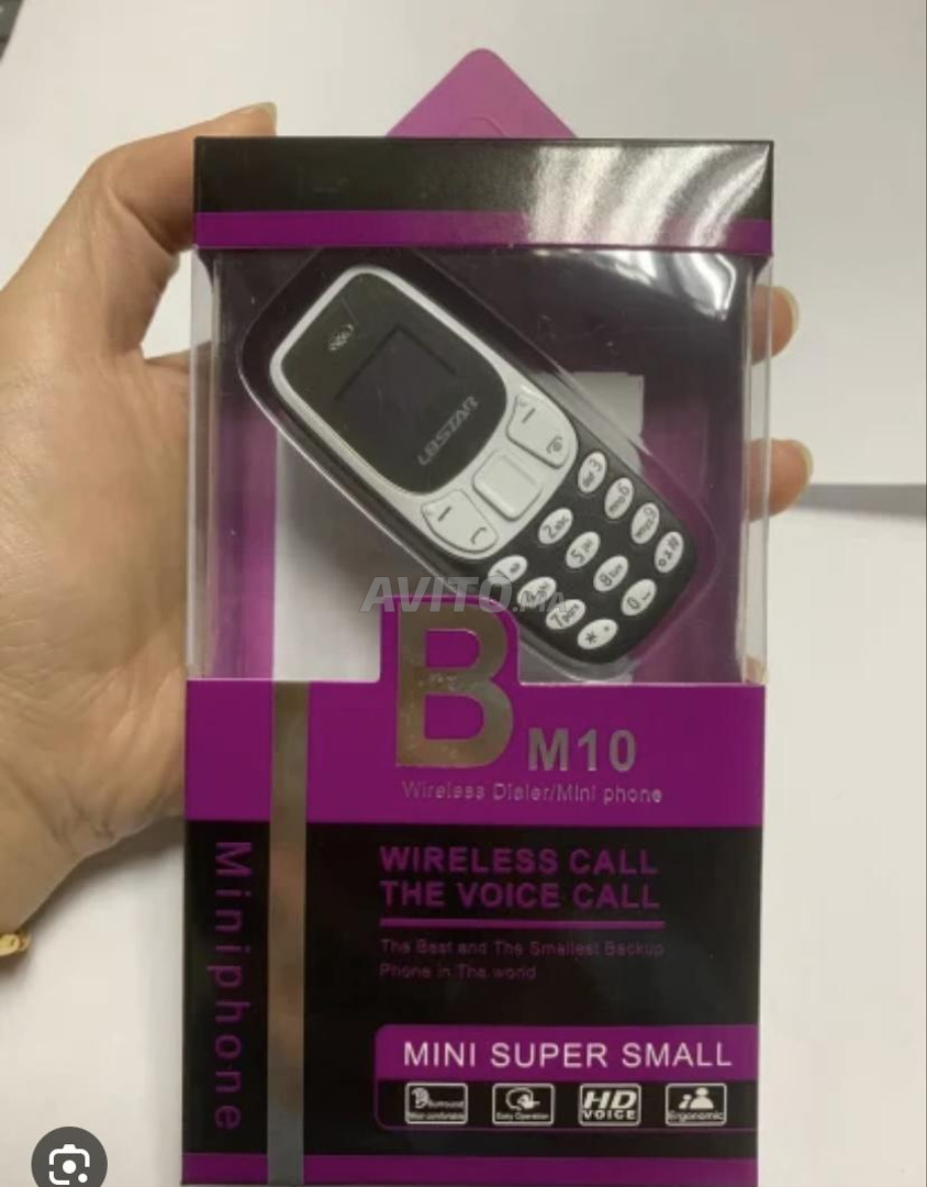 L8Star BM10 Mini téléphone portable, Mini Mobile double Carte Sim à prix  pas cher