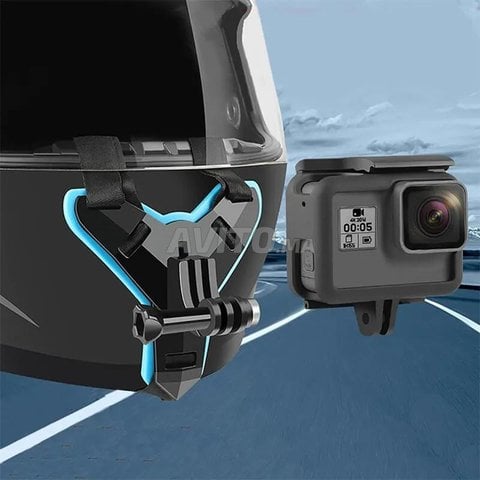 support casque moto pour Gopro 