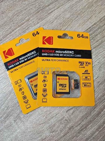 Kodak Carte mémoire Micro SD 64 Go à prix pas cher