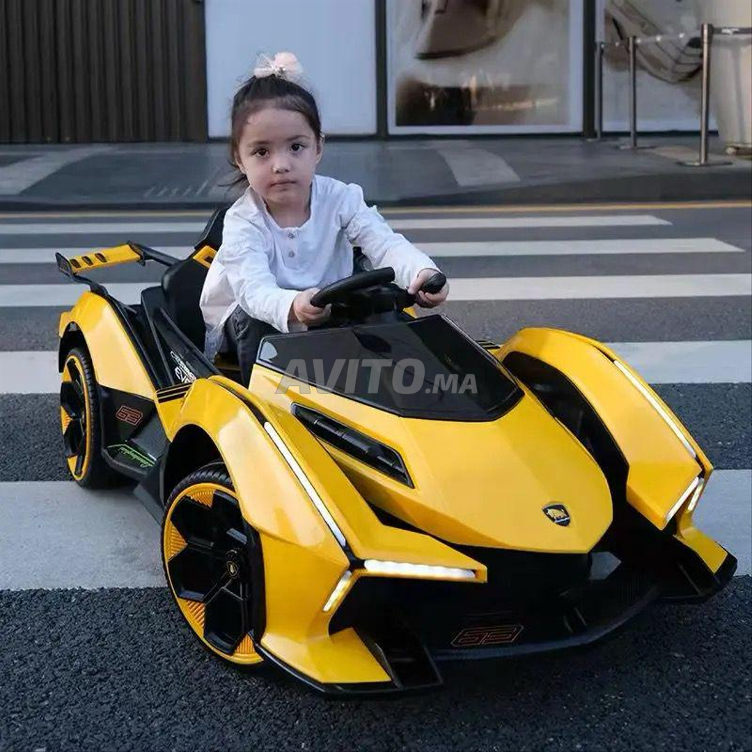 Voiture Électrique Pour Enfants à batterie 12V style Lamborghini XGZ7188 -  Allobebe Maroc
