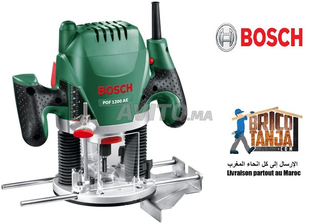 Défonceuse à bois BOSCH Pof 1200 ae, 1200 W