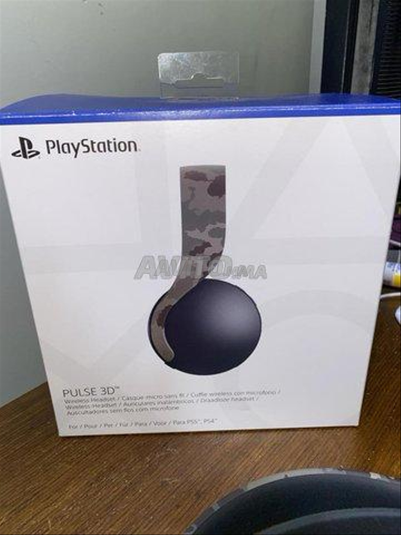Playstation Pulse 3D Sans fil Grey Camo - Achat Casque Gamer Sans