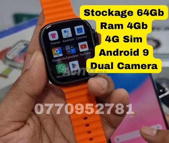 Smart Watch Android 9 Ram 4Go Storage 64Go