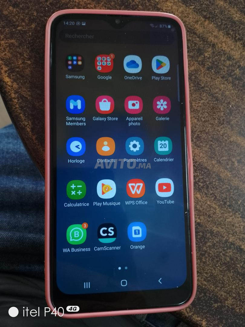 Étui téléphonique Samsung Galaxy A20S, [ PAS FIT Maroc