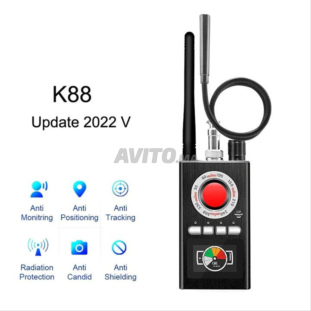 K18 Anti Détecteur Caméra GSM Audio Bug Finder GPS Signal Lentille