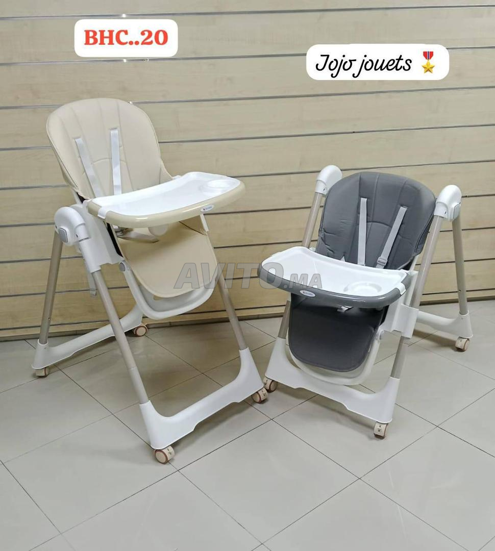 ② Chicco chaise haute et relax excellent état (peu utilisée