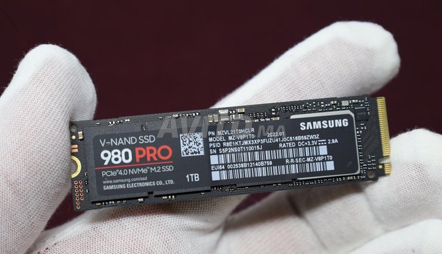 stockage de 1 To SSD M.2 