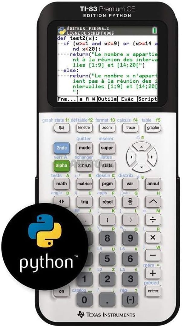 CALCULATRICE SCIENTIFIQUE TEXAS INSTRUMENTS TI-82 ADVANCED NEUVE DANS  EMBALLAGE - Texas Instruments