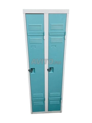 Armoire vestiaire 2 portes en métal atelier
