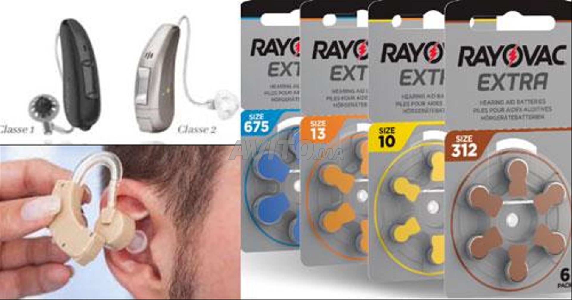 Piles pour appareil auditif - Rayovac Extra - LAPEYRE OPTIQUE