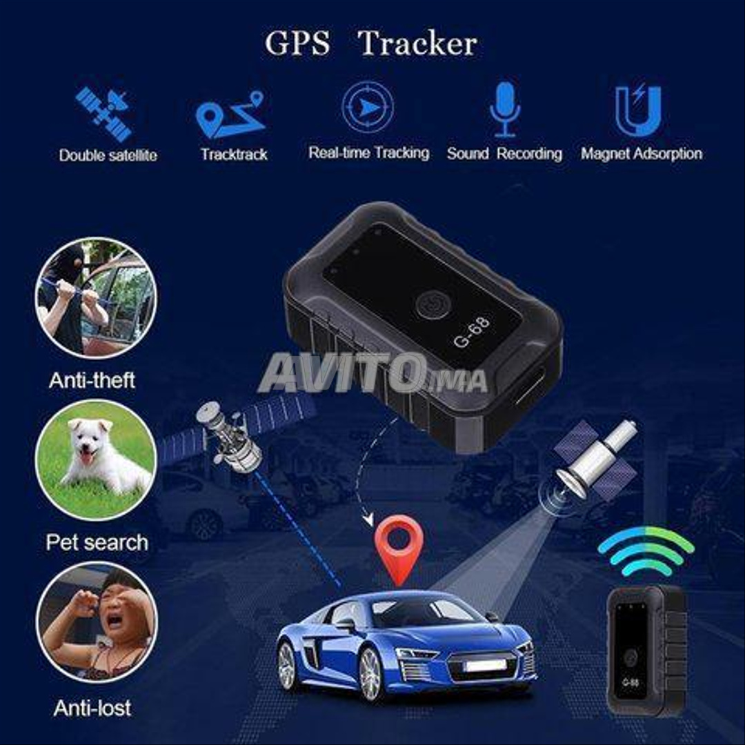 Montre Traceur GPS Enfant Connectée Micro Caméra Surveillance Bleu YONIS -  Yonis