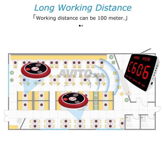 Système d'appel de service de restaurant