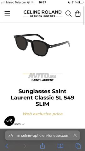 Lunettes de soleil Yves Saint Laurent 