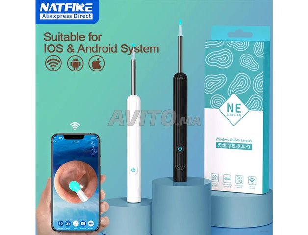 Caméra Nettoyeur d'oreille visuel intelligent WIFI