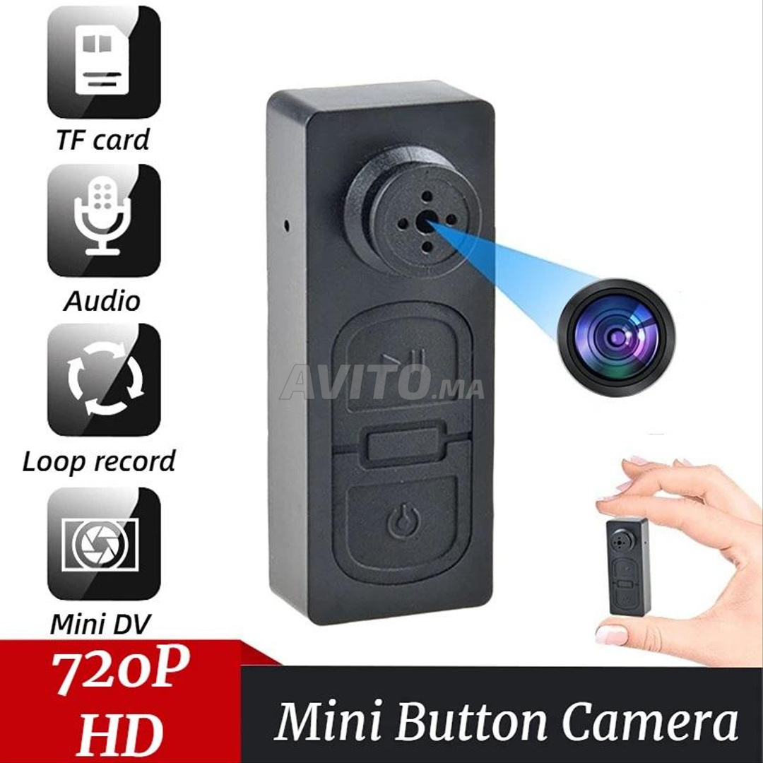 Lunettes avec mini caméra espion Full HD 1080P 16 Go noir - Caméscope -  Achat & prix