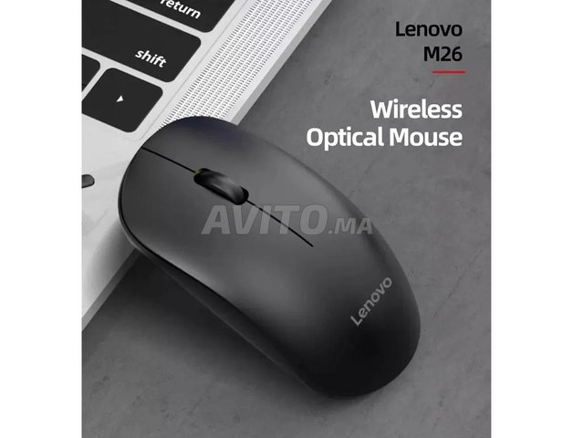 Souris sans Fil Lenovo M26 avec mini récepteur USB