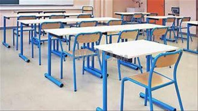 Mobilier scolaire de qualité.