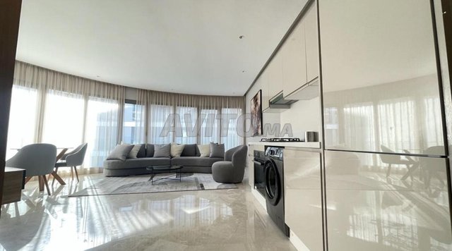 Studio meublé à louer 55 m² à Casablanca