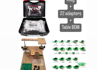 Ktag ET 22 adaptateurs et table BDM