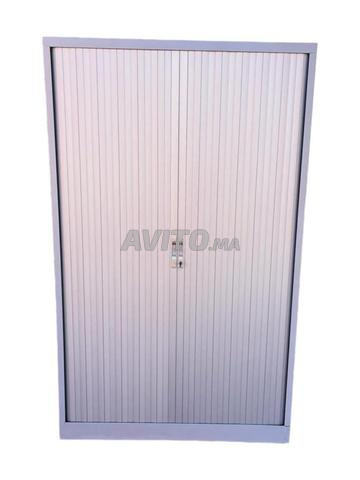 خزانة عالية Marcadet رمادي 120x200 سم قطعة واحدة