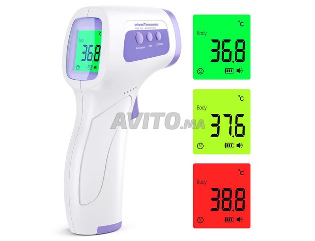Thermomètre Frontal Médical avec Affichage LCD