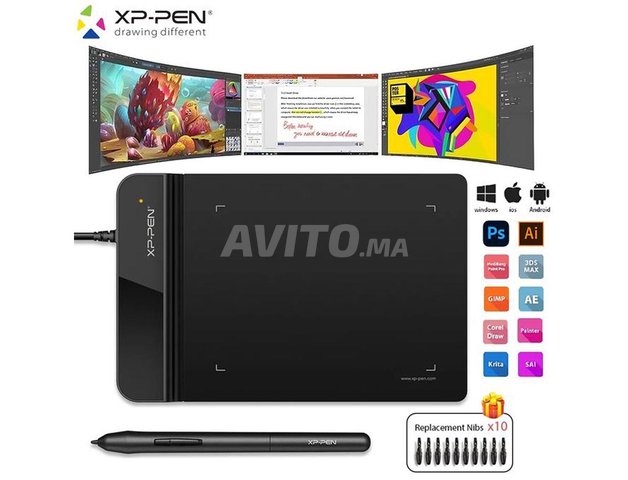 Tablette graphique XPpen G430S pour dessin digital
