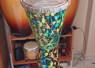 Djembé traditionnel (Peau de chèvre)