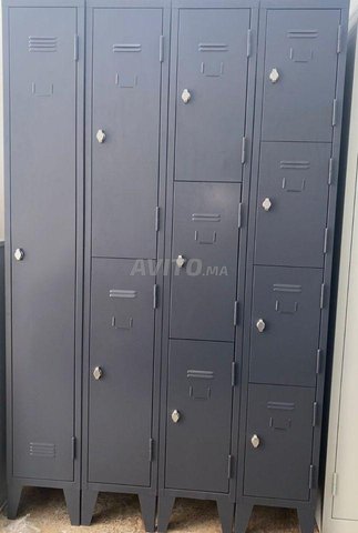 VESTIAIRES METALLIQUES DE 1p2p3p4p