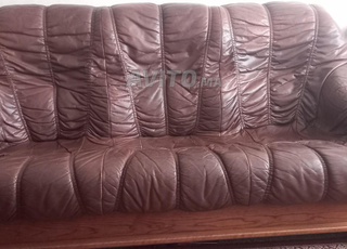 salon en cuir à vendre 